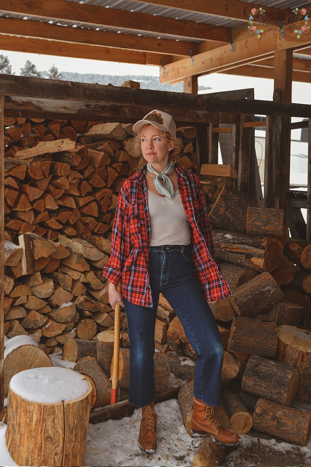 Dad's Flannel in Americana-Small - Image 9