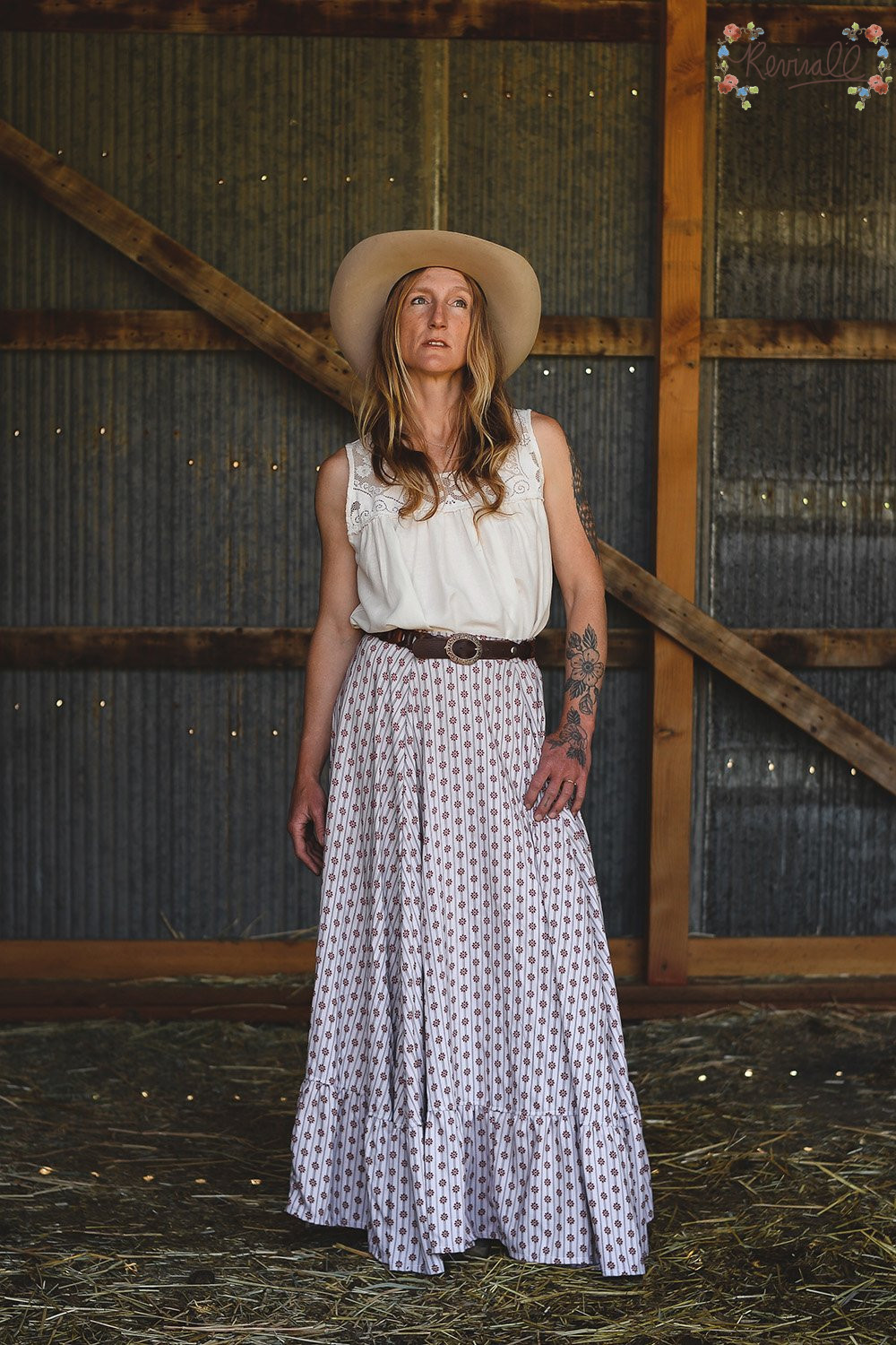 White Bear Skirt in Daisy Chain-XL - Image 2