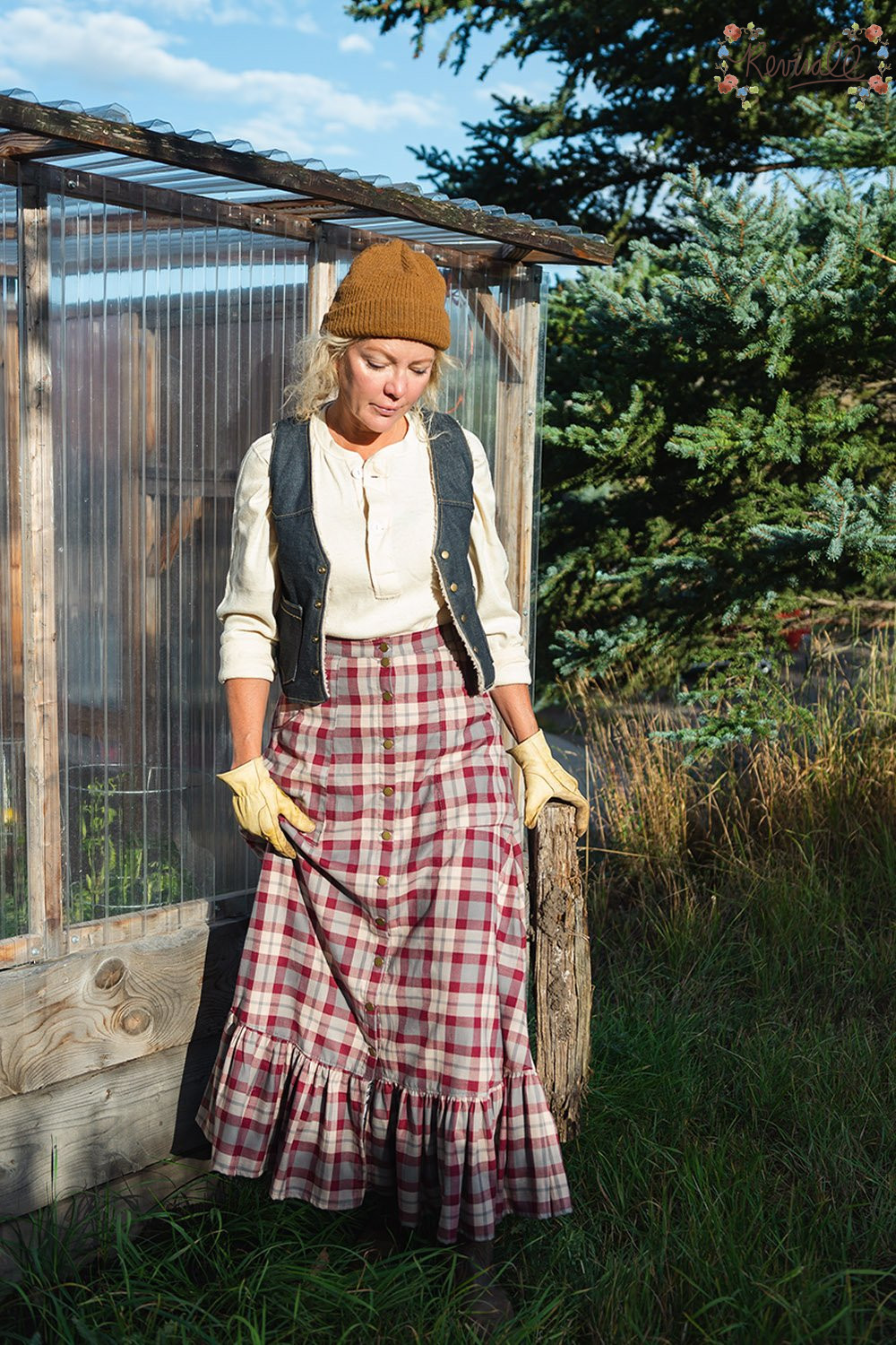 Prairie Skirt in Haystack- Small - Image 5