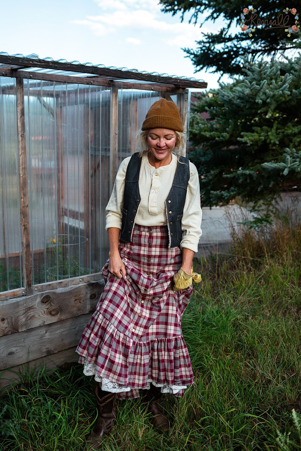 Prairie Skirt in Haystack- Small - Image 3