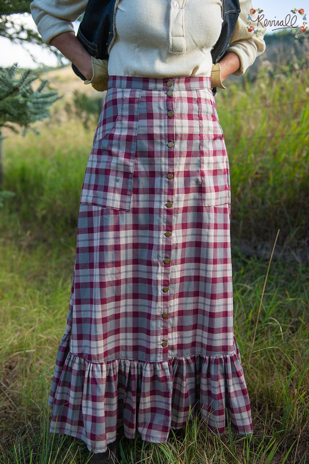 Prairie Skirt in Haystack- Small - Image 6