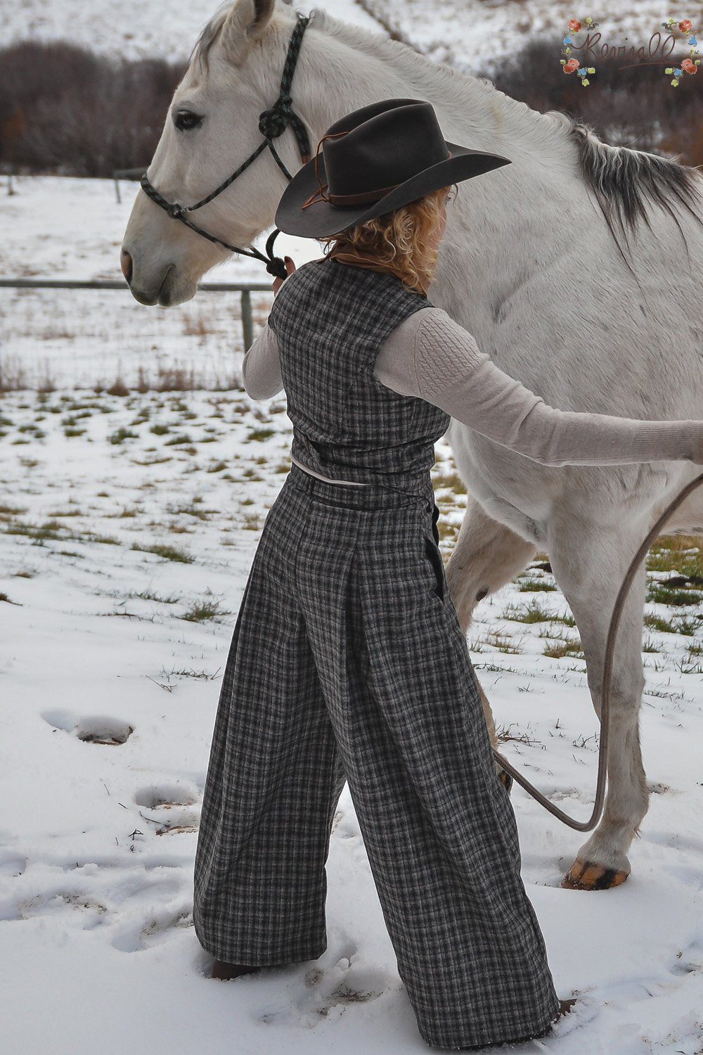 Wool Riding Pant in Oxford- Small & XL - Image 3