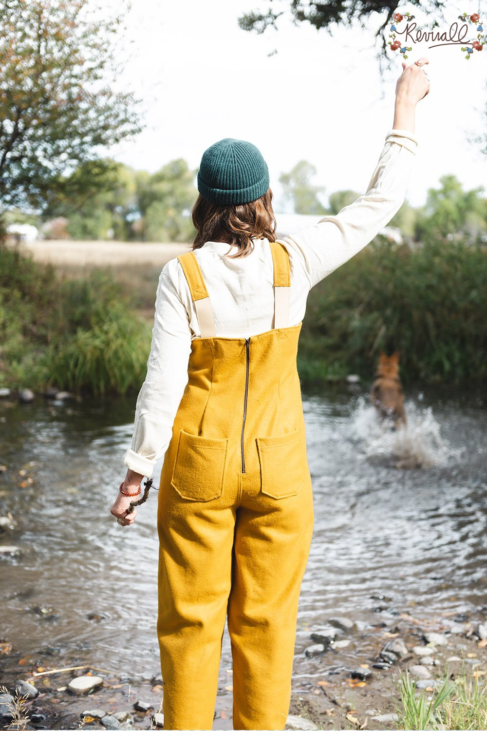 Wool Overalls in Mustard Seed-2XL - Image 15