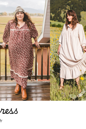 Sewing Pattern for the Wilderness Trio-Dress, Chemise & Blouse - Image 3