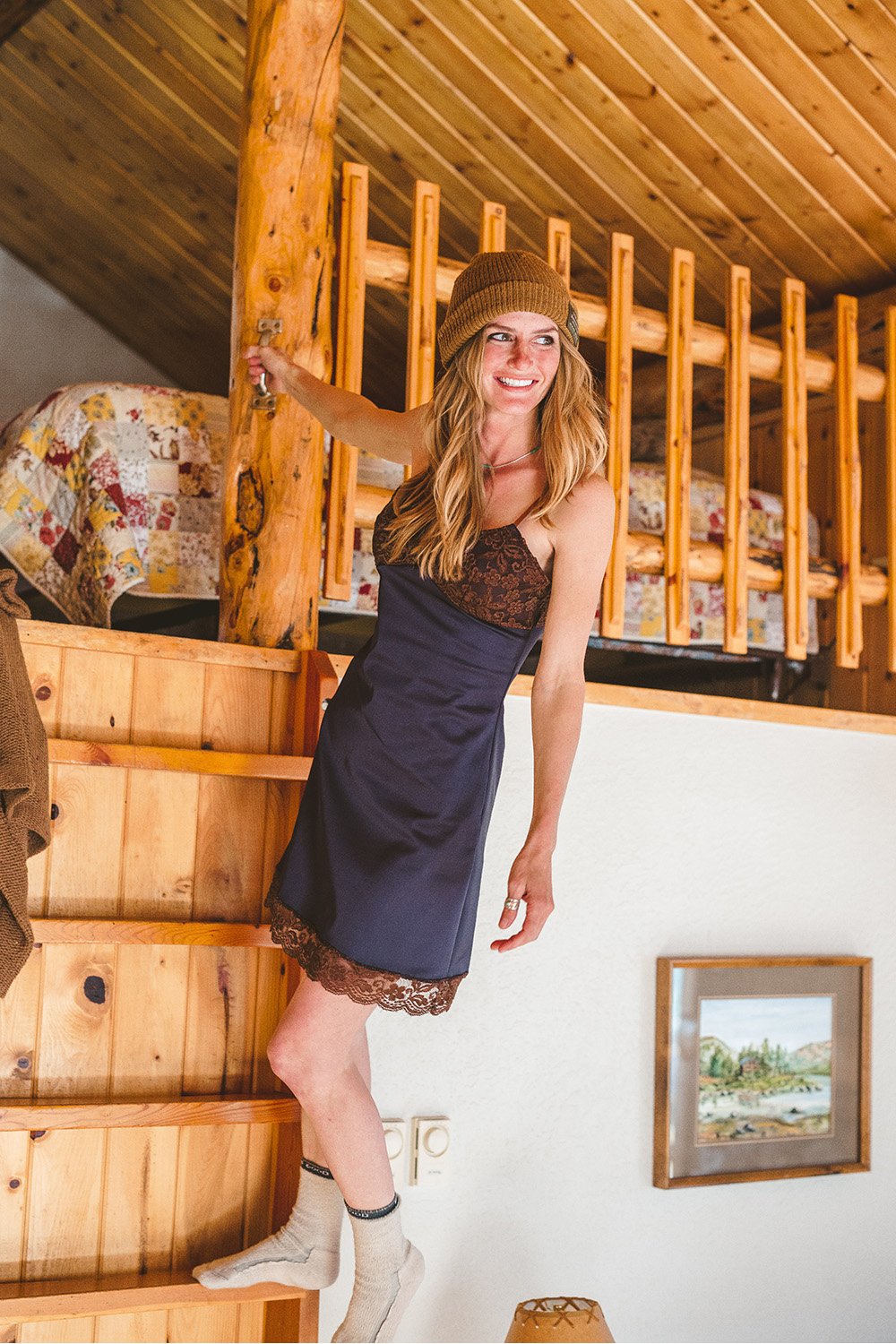 Vintage Style Slip in Twilight- XL Left!