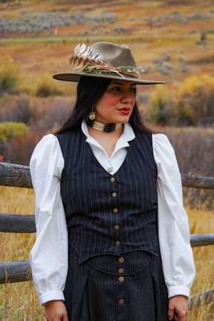 Wool Cantina Vest in Stovepipe