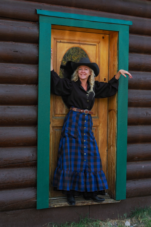 Cotton Prairie Skirt in Showdown