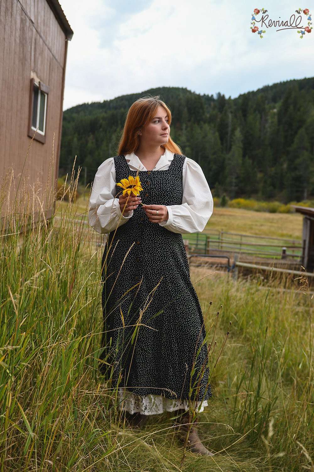 Ashley Mae Dress in Polkadot - Image 2